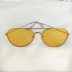 Retro Style Aviator Sunglasses